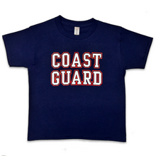 Load image into Gallery viewer, Coast Guard Youth Bold Core T-Shirt (Navy)