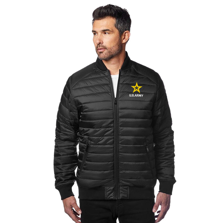 Army Star Paradox Polyloft Bomber Jacket (Black)
