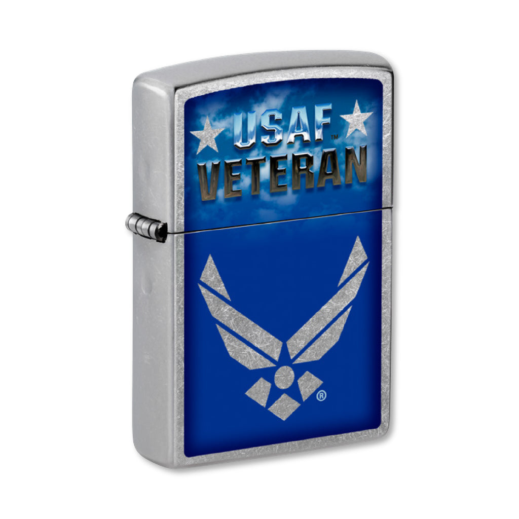 USAF Veteran Street Chrome Zippo