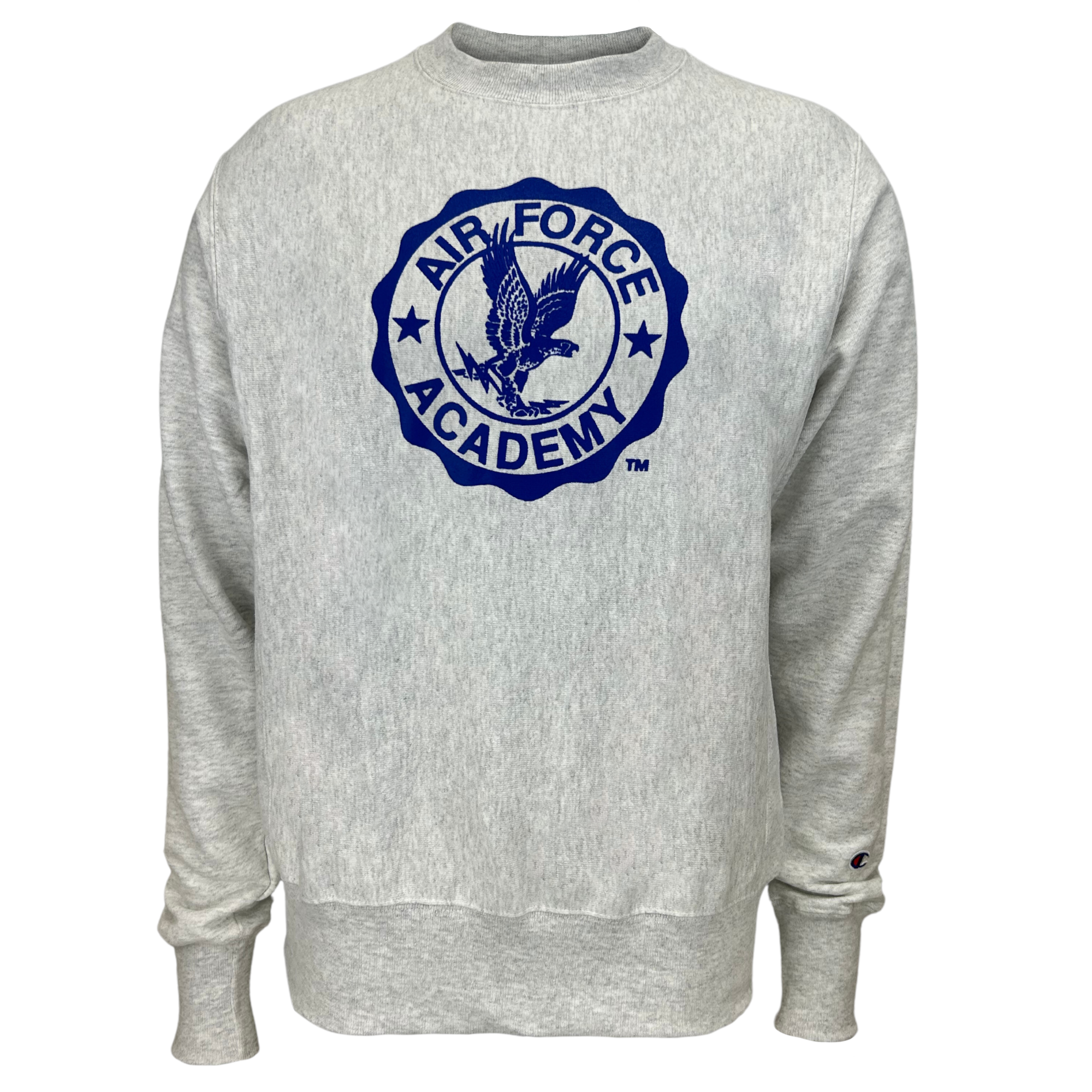 Air Force Academy Champion Reverse Weave Crewneck (Ash) | Sport-T-Shirts