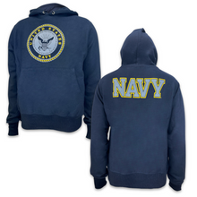 Load image into Gallery viewer, United States Navy Champion Seal Hood (Navy)