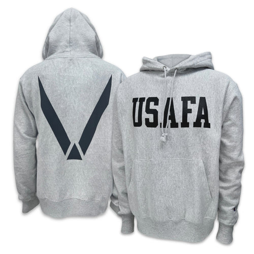 USAFA Champion Reverse Weave Hood (Ash)