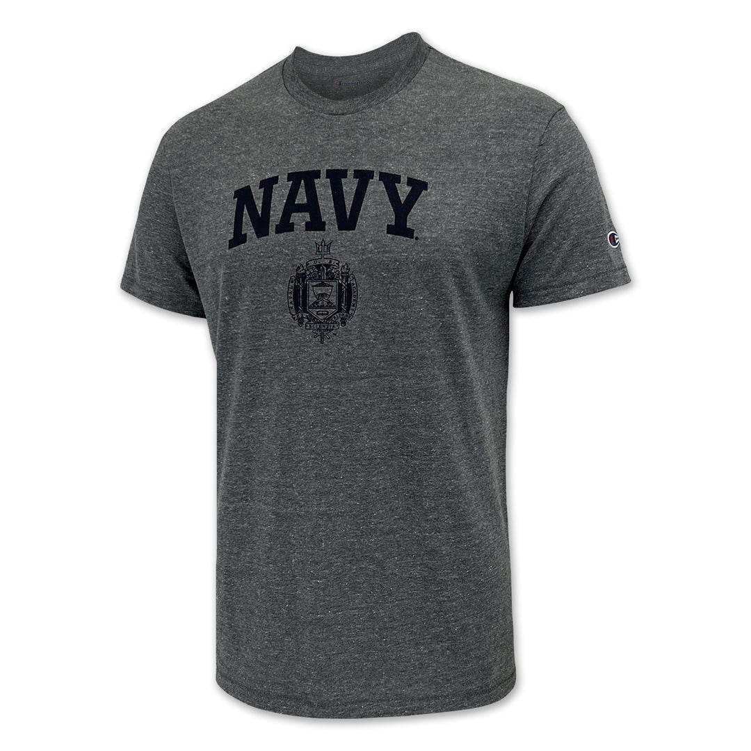 USNA Issue Champion T-Shirt (Gunsmoke Heather)
