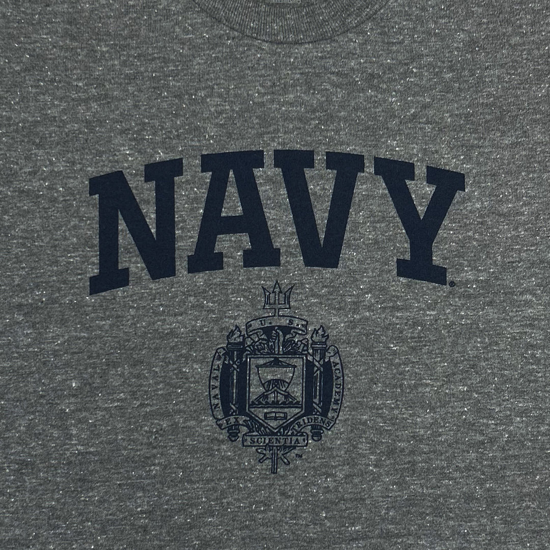 USNA Issue Champion T-Shirt (Gunsmoke Heather)