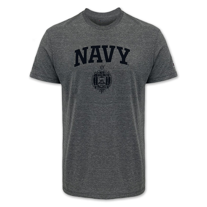 USNA Issue Champion T-Shirt (Gunsmoke Heather)