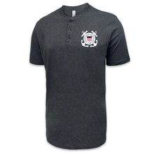 Load image into Gallery viewer, Coast Guard Seal Mens Henley T-Shirt