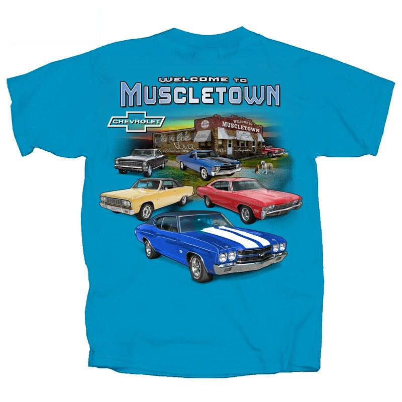 Chevrolet Muscletown T-shirt (Sapphire)