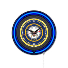 Load image into Gallery viewer, United States Navy Double Neon Wall Clock*