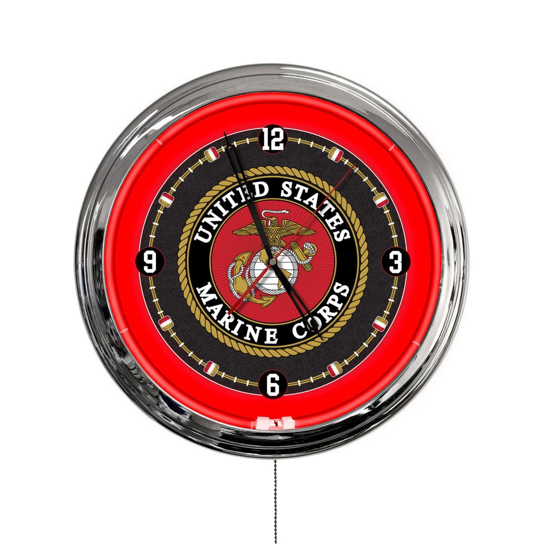 United States Marine Corps 16in LED Wall Clock*
