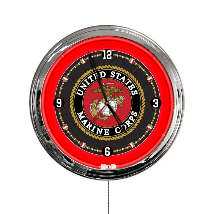 United States Marine Corps 16in LED Wall Clock*