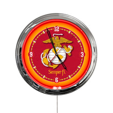Load image into Gallery viewer, United States Marine Corps 16in LED Wall Clock*
