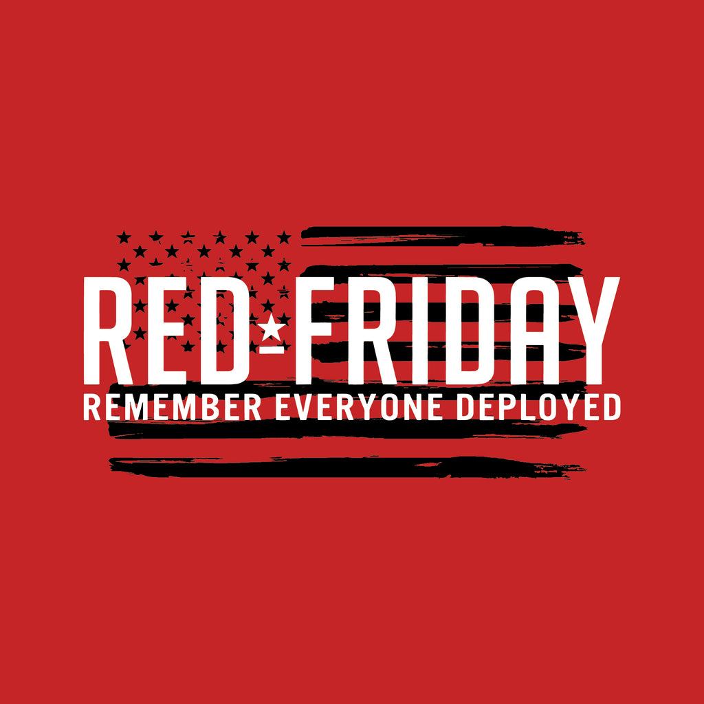 RED Friday Full Chest Long Sleeve T-Shirt (Red)