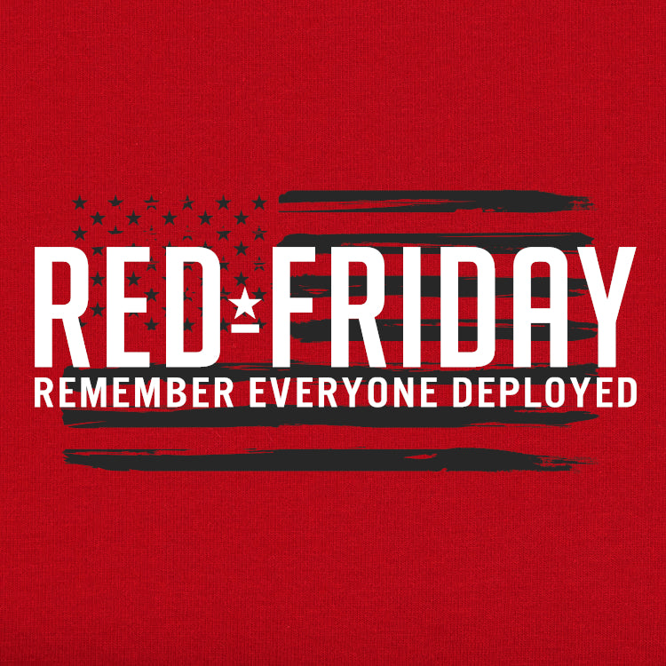 RED Friday Left Chest T-Shirt (Red)