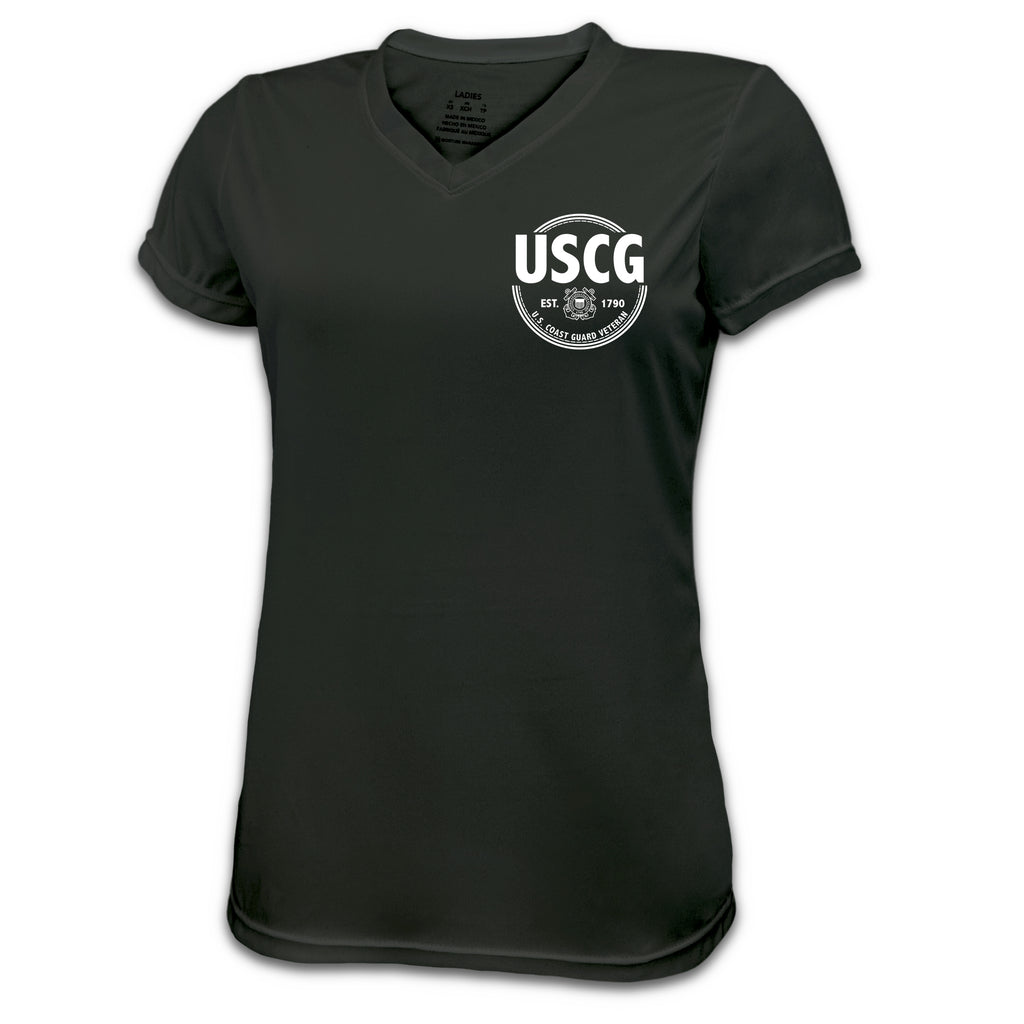 Coast Guard Ladies Veteran Performance T-Shirt