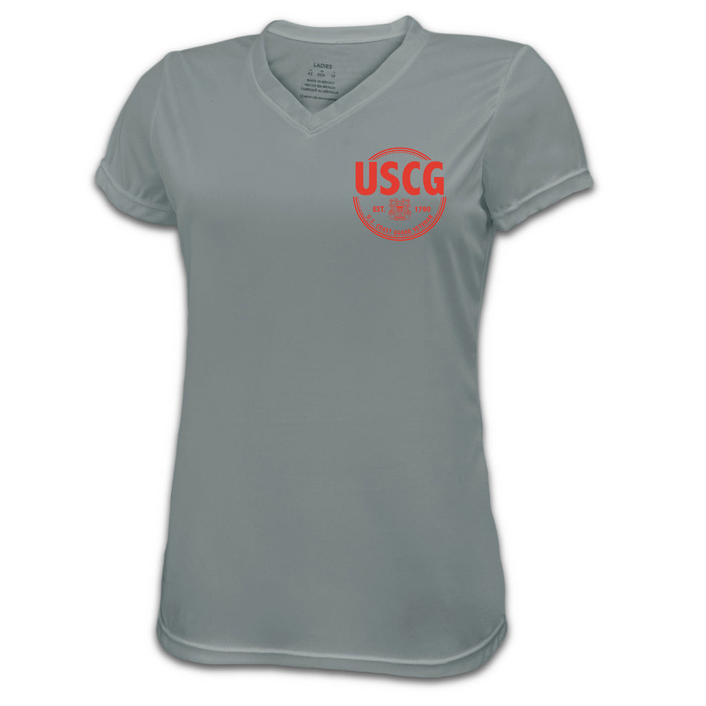 Coast Guard Ladies Veteran Performance T-Shirt