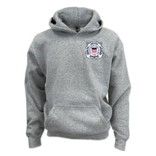 Load image into Gallery viewer, Coast Guard Seal Youth Left Chest Hood
