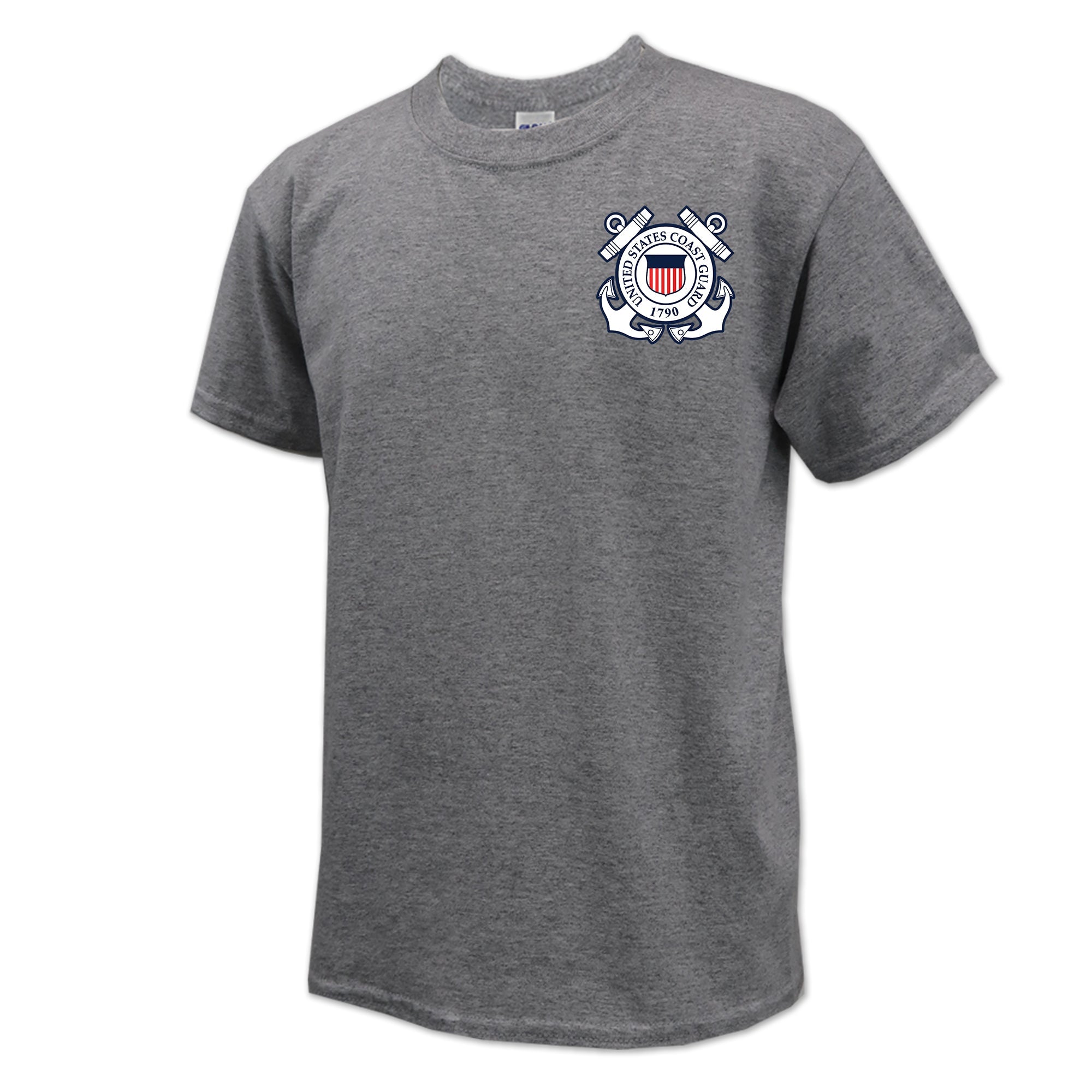 Pick Your Design Coast Guard Youth T-Shirt (Grey)