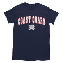 Load image into Gallery viewer, Coast Guard Arch Seal T-Shirt (Navy)