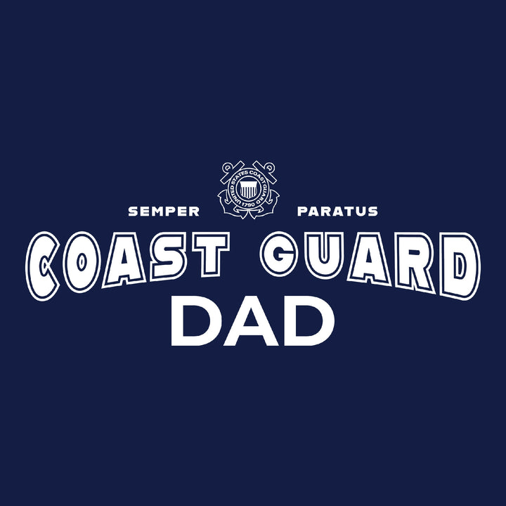 Coast Guard Dad T-Shirt (Navy)
