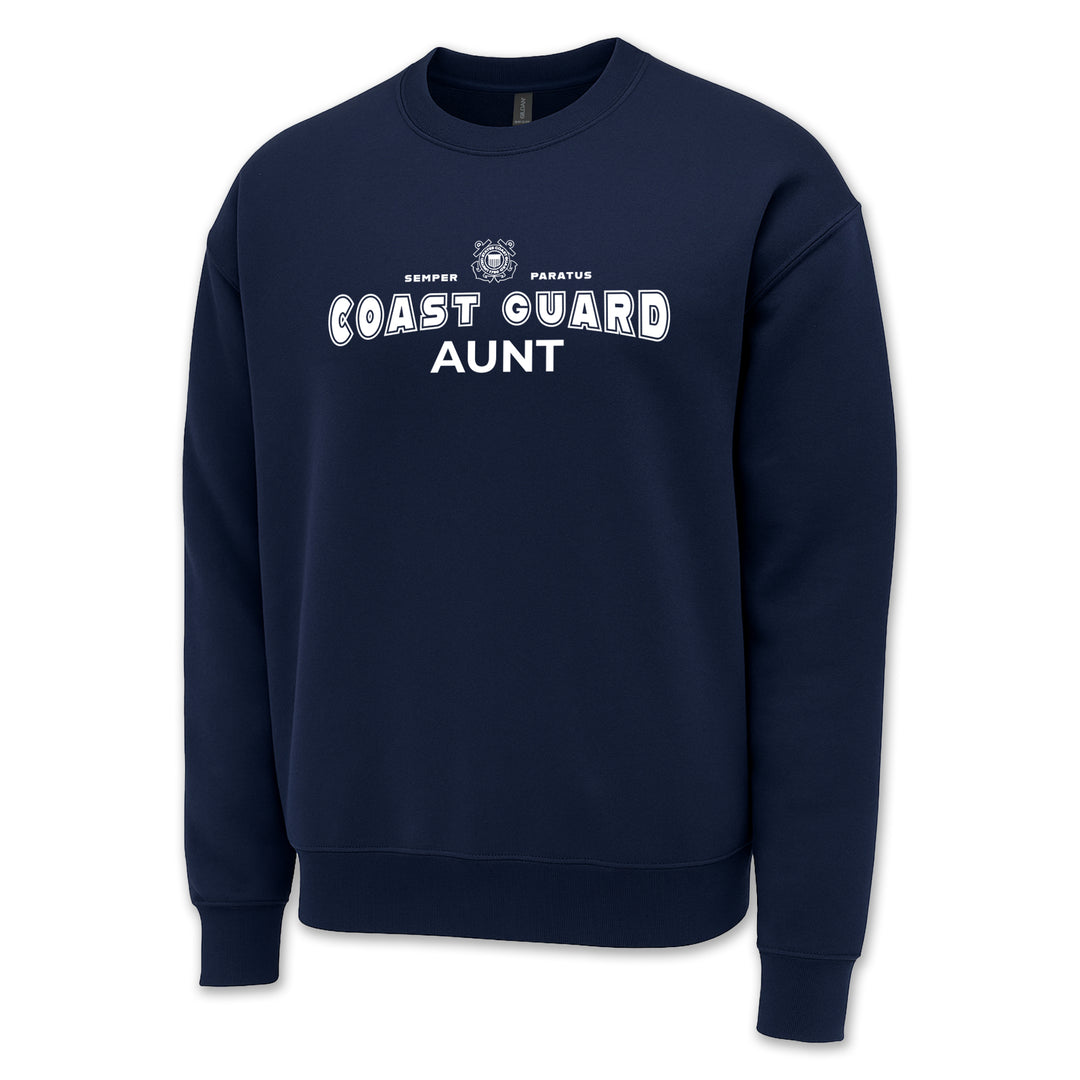 Coast Guard Aunt Crewneck (Navy)