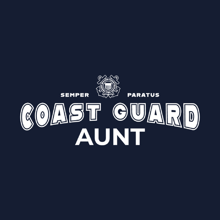 Coast Guard Aunt Crewneck (Navy)