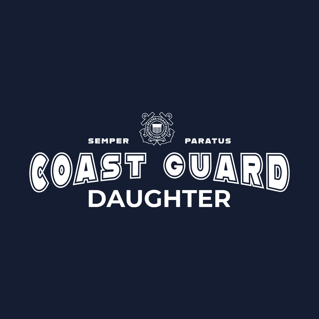 Coast Guard Daughter Crewneck (Navy)