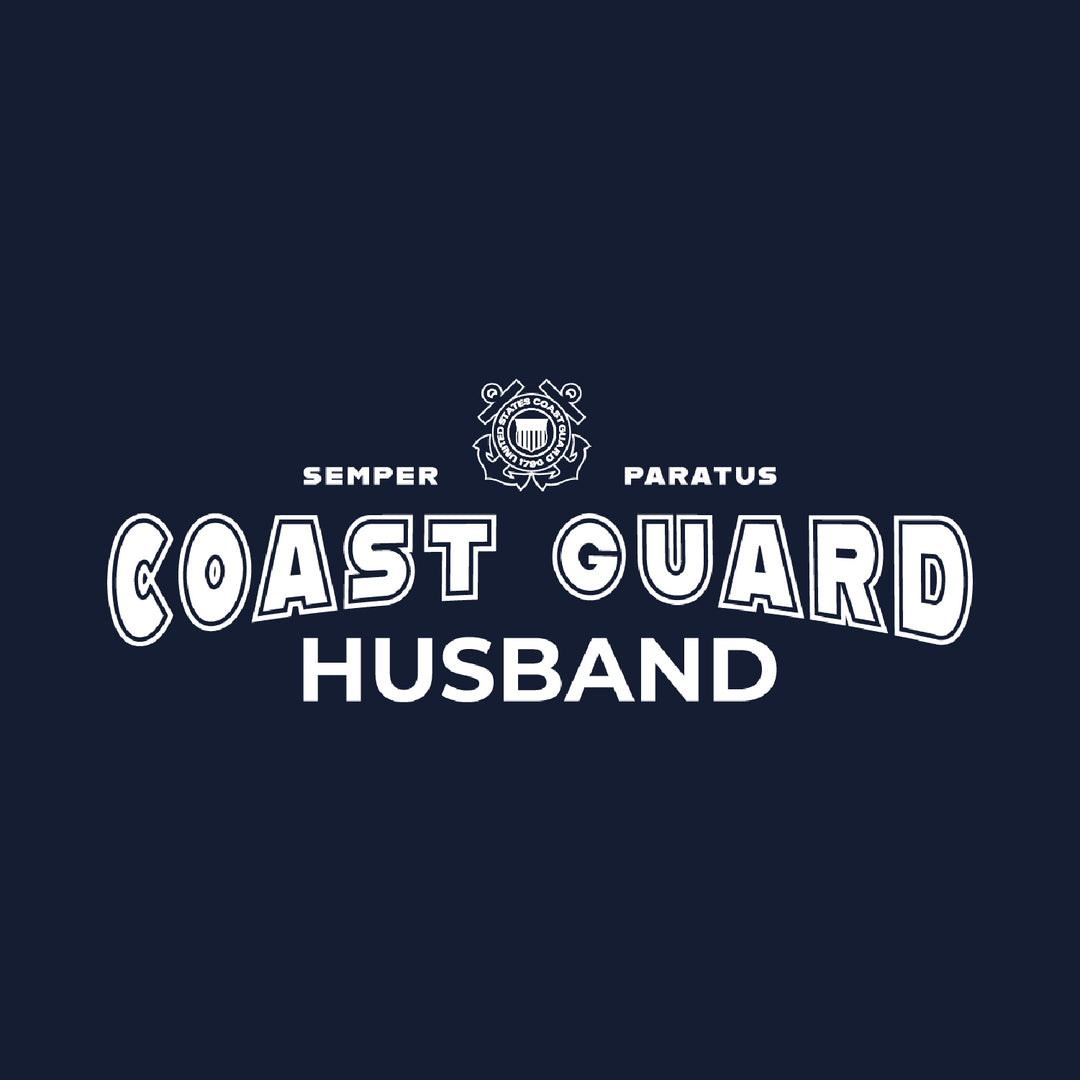 Coast Guard Husband Crewneck (Navy)