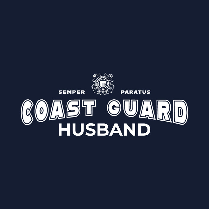 Coast Guard Husband Crewneck (Navy)