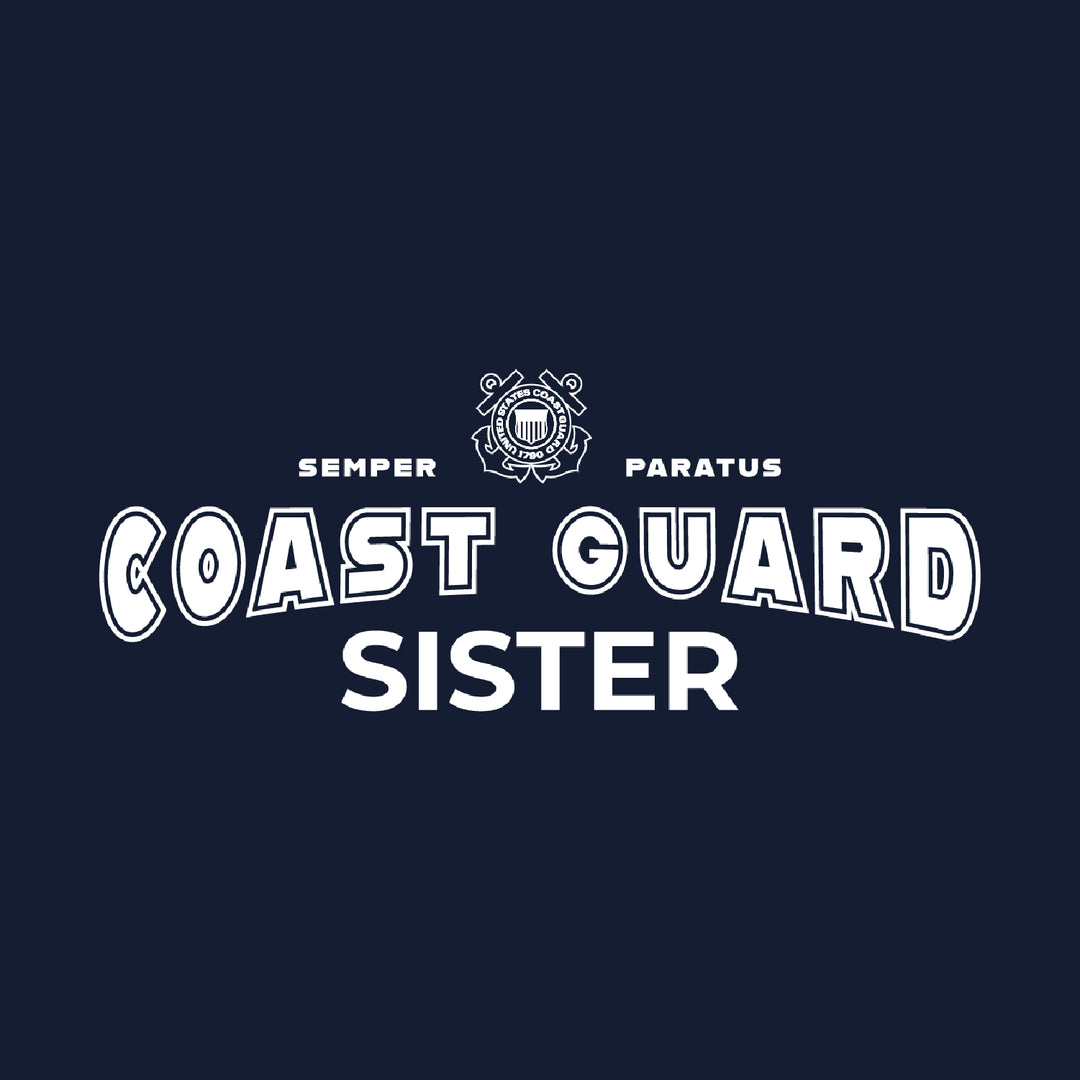 Coast Guard Sister Crewneck (Navy)