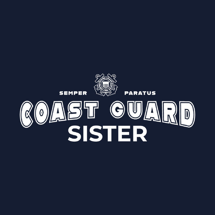 Coast Guard Sister Crewneck (Navy)