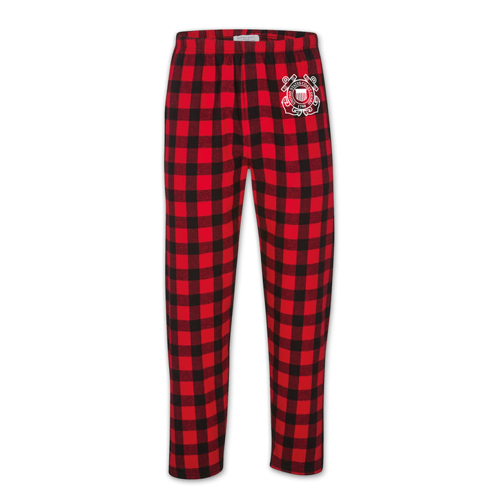 Coast Guard Seal Holiday Flannel Pants