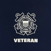 Load image into Gallery viewer, Coast Guard Veteran Flag T-Shirt (Navy)