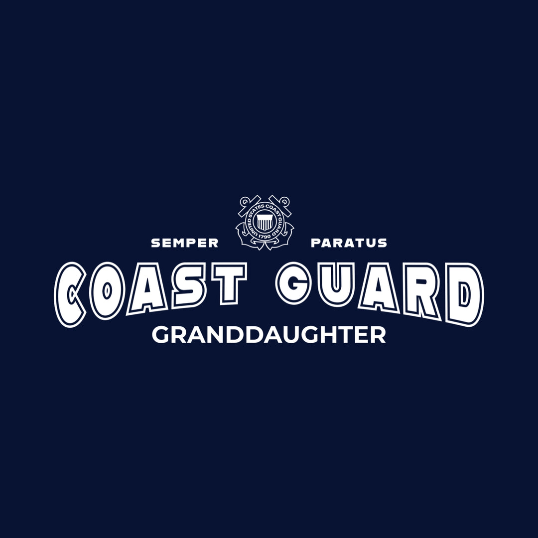 Coast Guard Granddaughter Youth Hood (Navy)