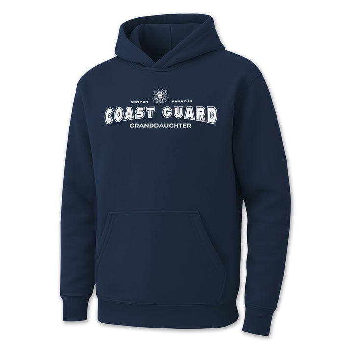 Coast Guard Granddaughter Youth Hood (Navy)