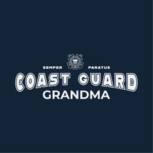 Load image into Gallery viewer, Coast Guard Grandma Ladies T-Shirt (Navy)