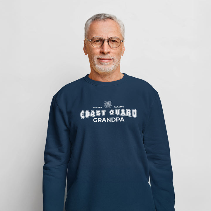 Coast Guard Grandpa Crewneck (Navy)