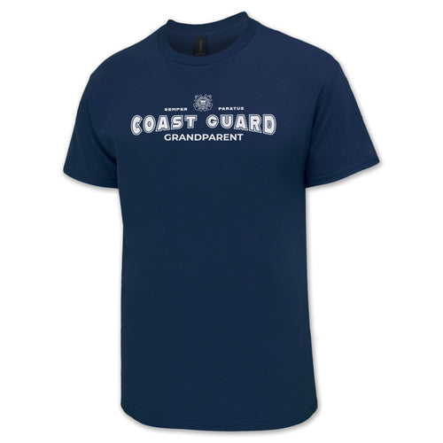 Coast Guard Grandparent T-Shirt (Navy)