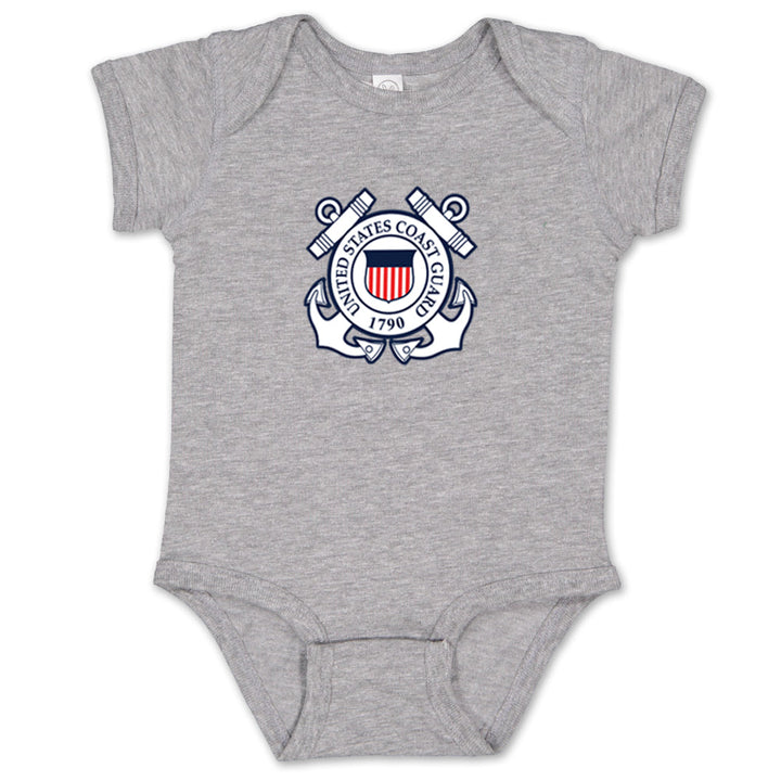 Coast Guard Seal Logo Infant Romper