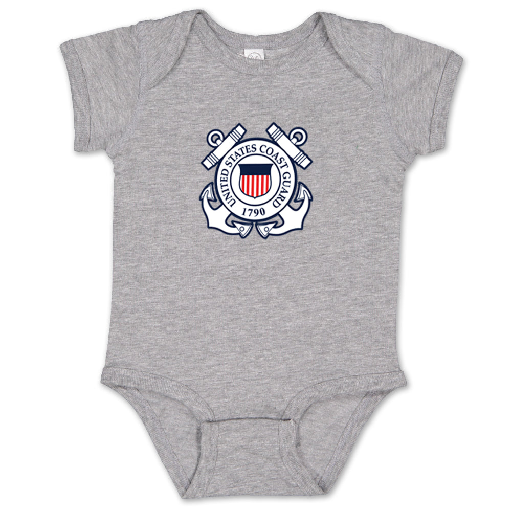Coast Guard Seal Logo Infant Romper