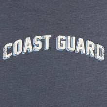 Load image into Gallery viewer, Coast Guard Ladies Distressed Arch Hood (Washed Navy)