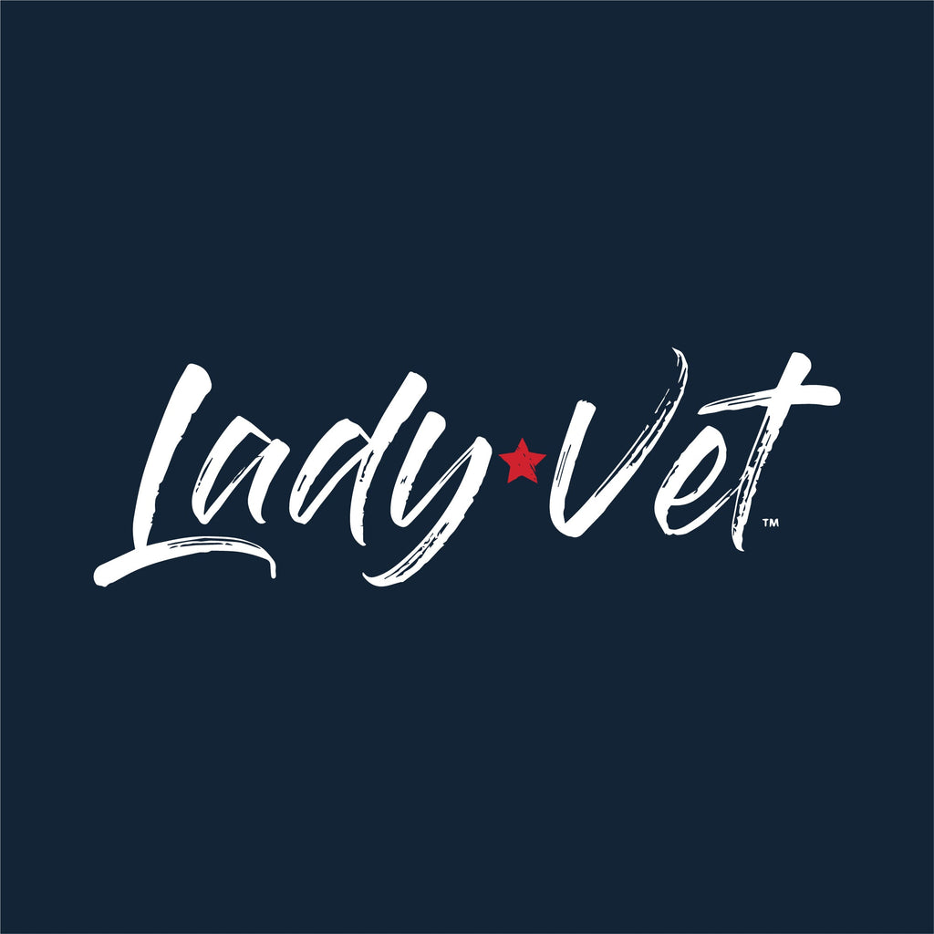 Coast Guard Lady Vet Full Chest Logo Ladies T-Shirt