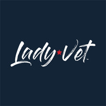 Load image into Gallery viewer, Coast Guard Lady Vet Full Chest Logo Ladies T-Shirt