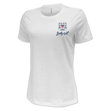 Load image into Gallery viewer, Coast Guard Lady Vet Left Chest Logo Ladies T-Shirt