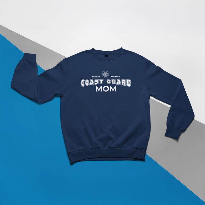Coast Guard Mom Crewneck (Navy)