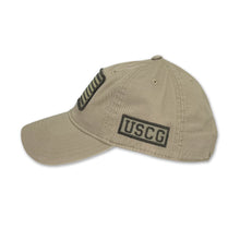 Load image into Gallery viewer, Coast Guard Patch Flag Hat (Khaki)
