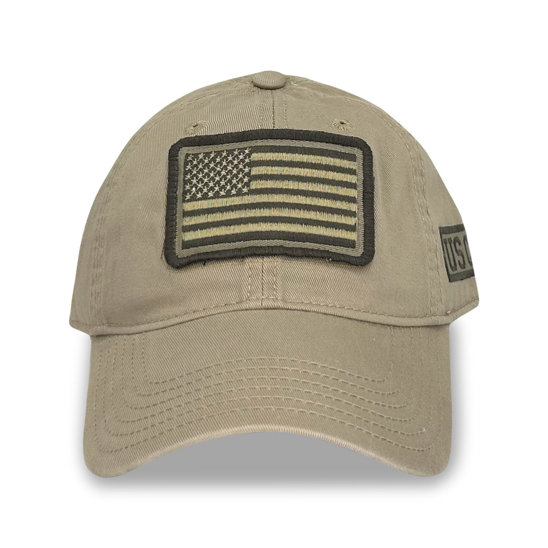 Coast Guard Patch Flag Hat (Khaki)