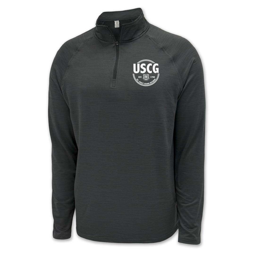 Coast Guard Retired Performance 1/4 Zip