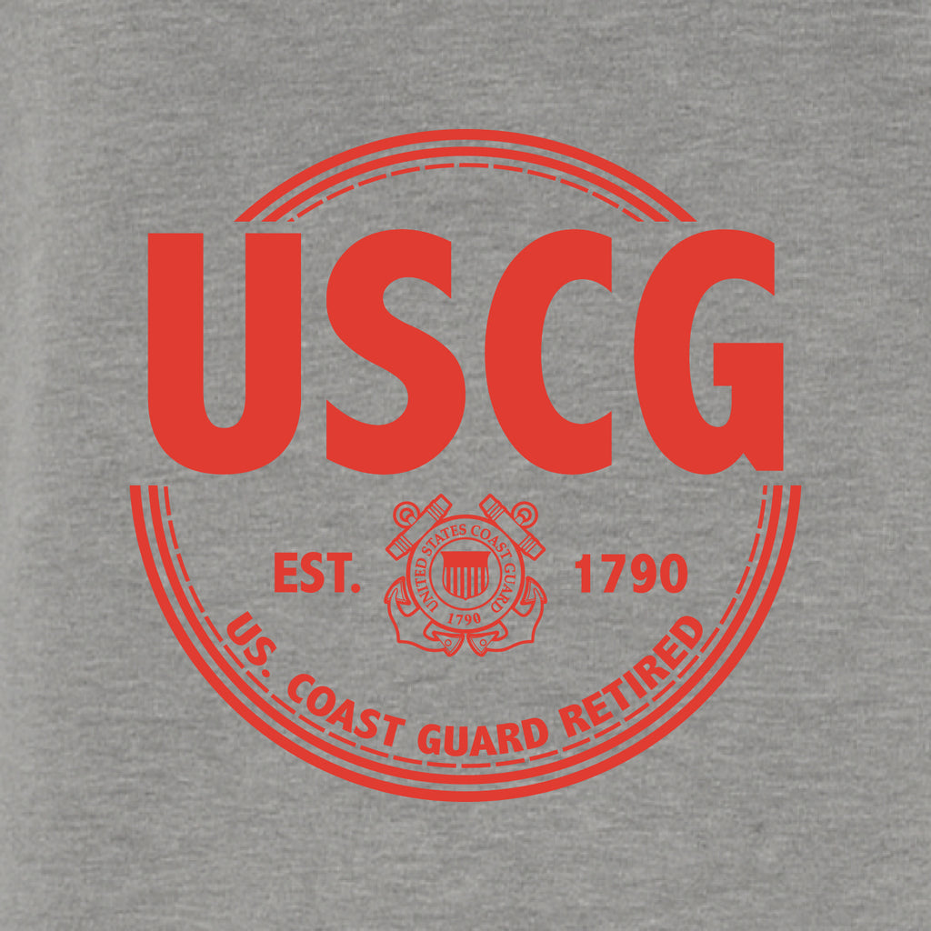 Coast Guard Retired Full-Zip Hood