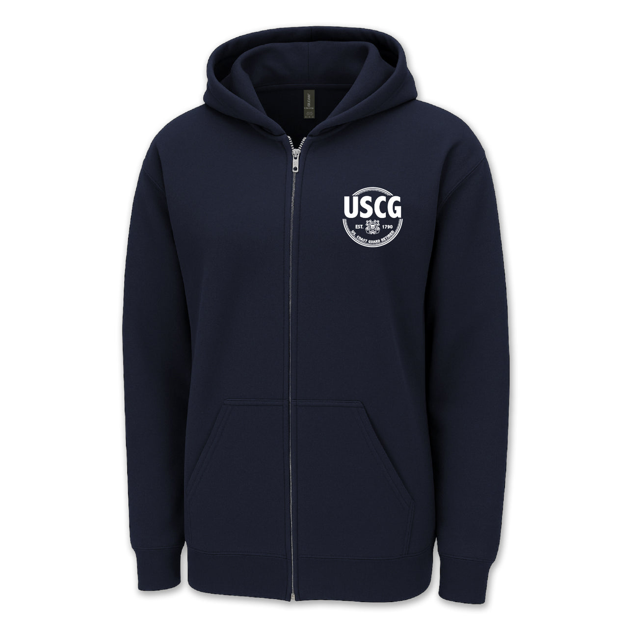 Coast Guard Retired Full-Zip Hood