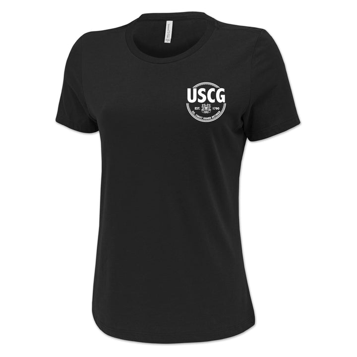 Coast Guard Retired Ladies T-Shirt